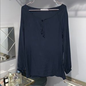 Navy blouse!